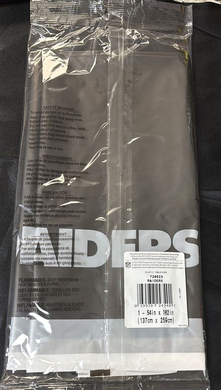 Las Vegas Raiders Nfl Table Cover