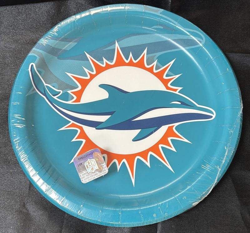 MIAMI DOLPHINS NFL LG PLATE