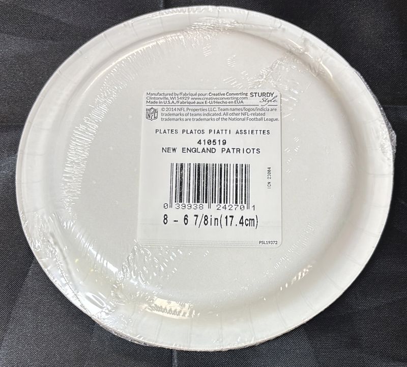 New England Patriots Nfl Sm Plate