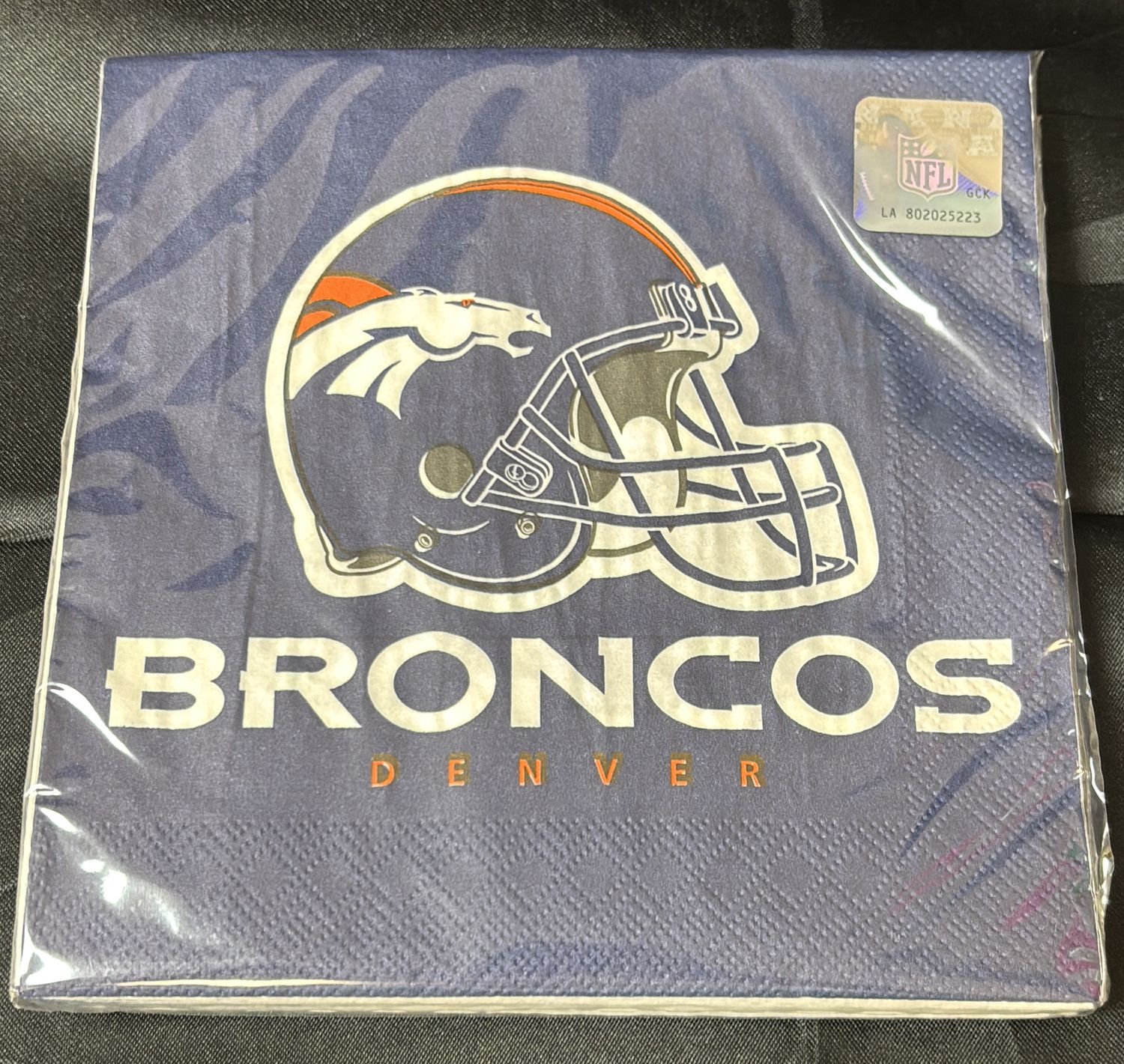 NFL LUNCHEON NAPKIN DENVER BRONCOS