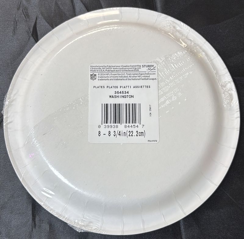 Washington Commanders Nfl Lg Plate