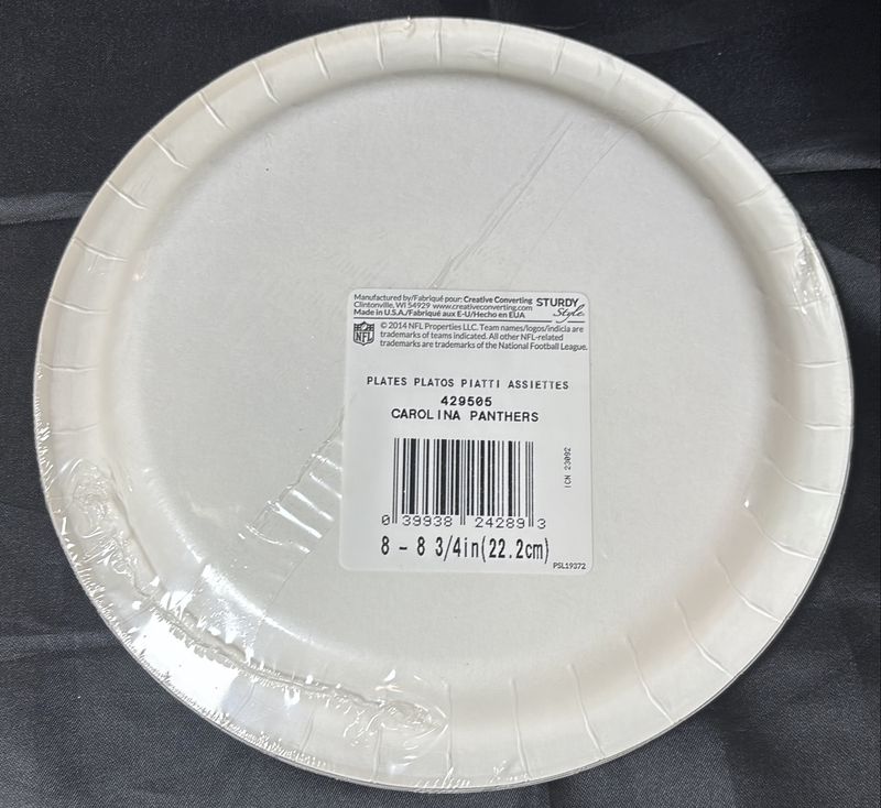 Carolina Panthers Nfl Lg Plate