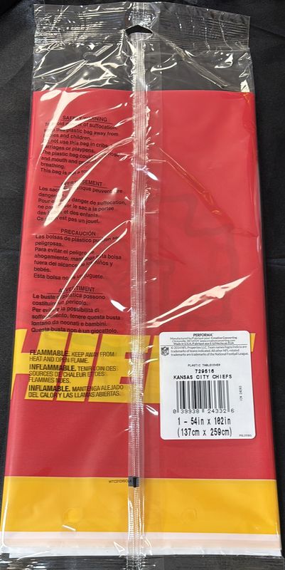 Kansas City Chiefs Nfl Table Cover
