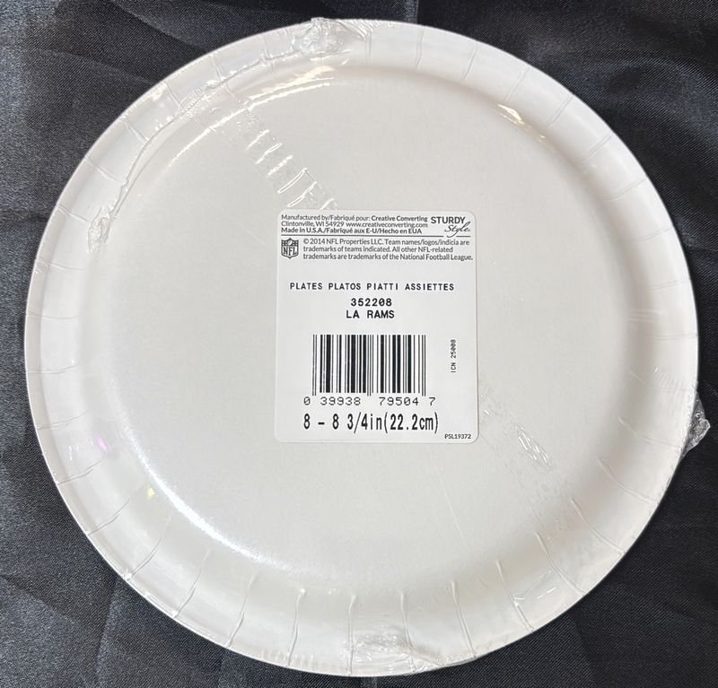 Los Angeles Rams Nfl Lg Plate