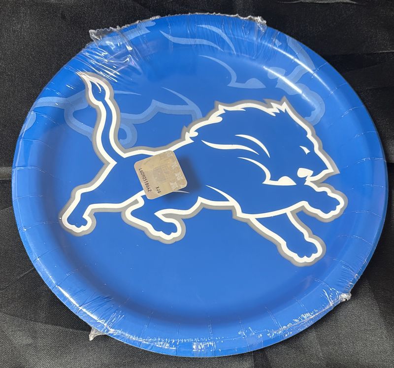 DETROIT LIONS NFL LG PLATE