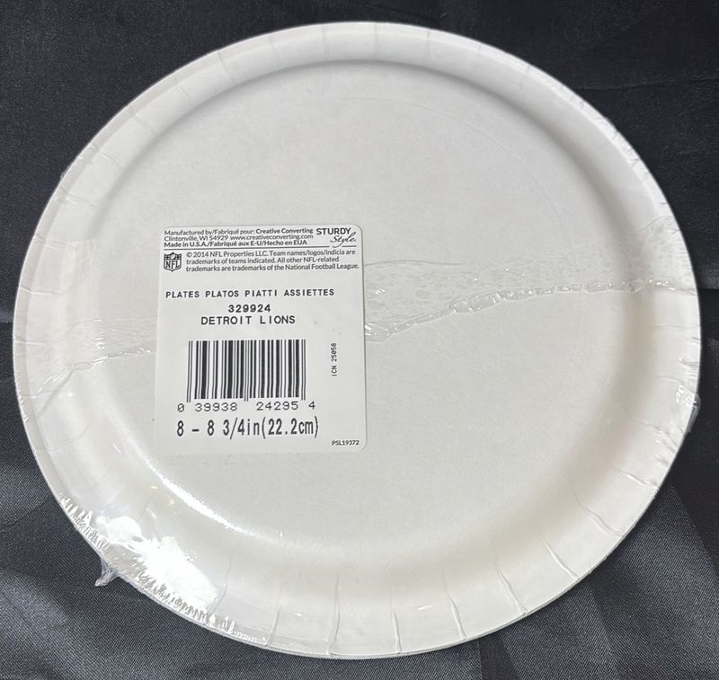 Detroit Lions Nfl Lg Plate