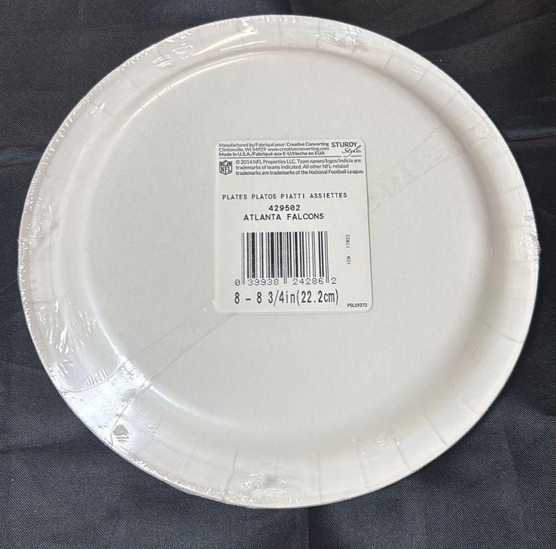 Atlanta Falcons Nfl Lg Plate