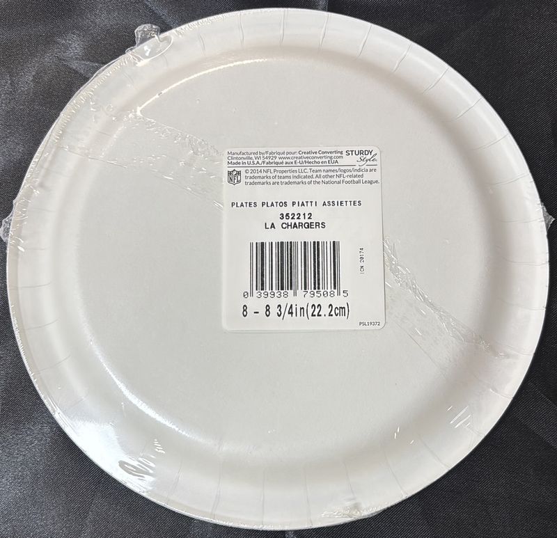 Los Angeles Chargers Nfl Lg Plate