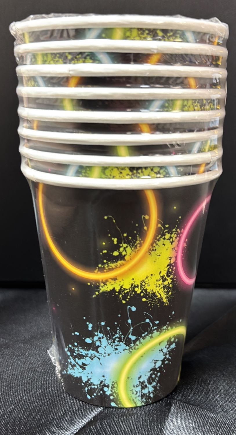PAPER CUPS GLOW PARTY