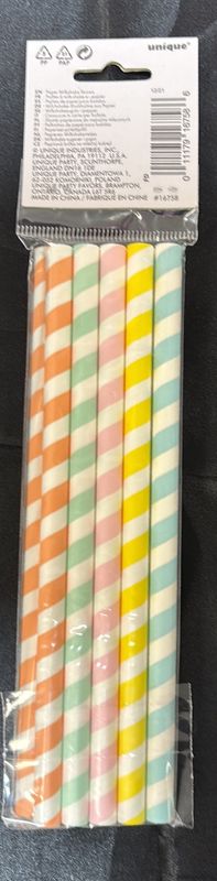 Paper Milkshake Straws