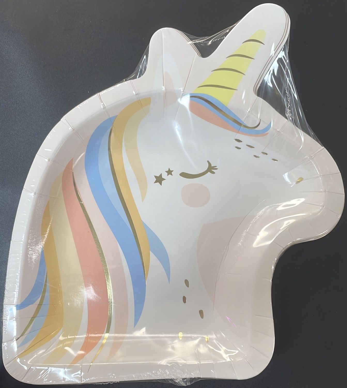 PAPER PLATE DAINTY UNICORN