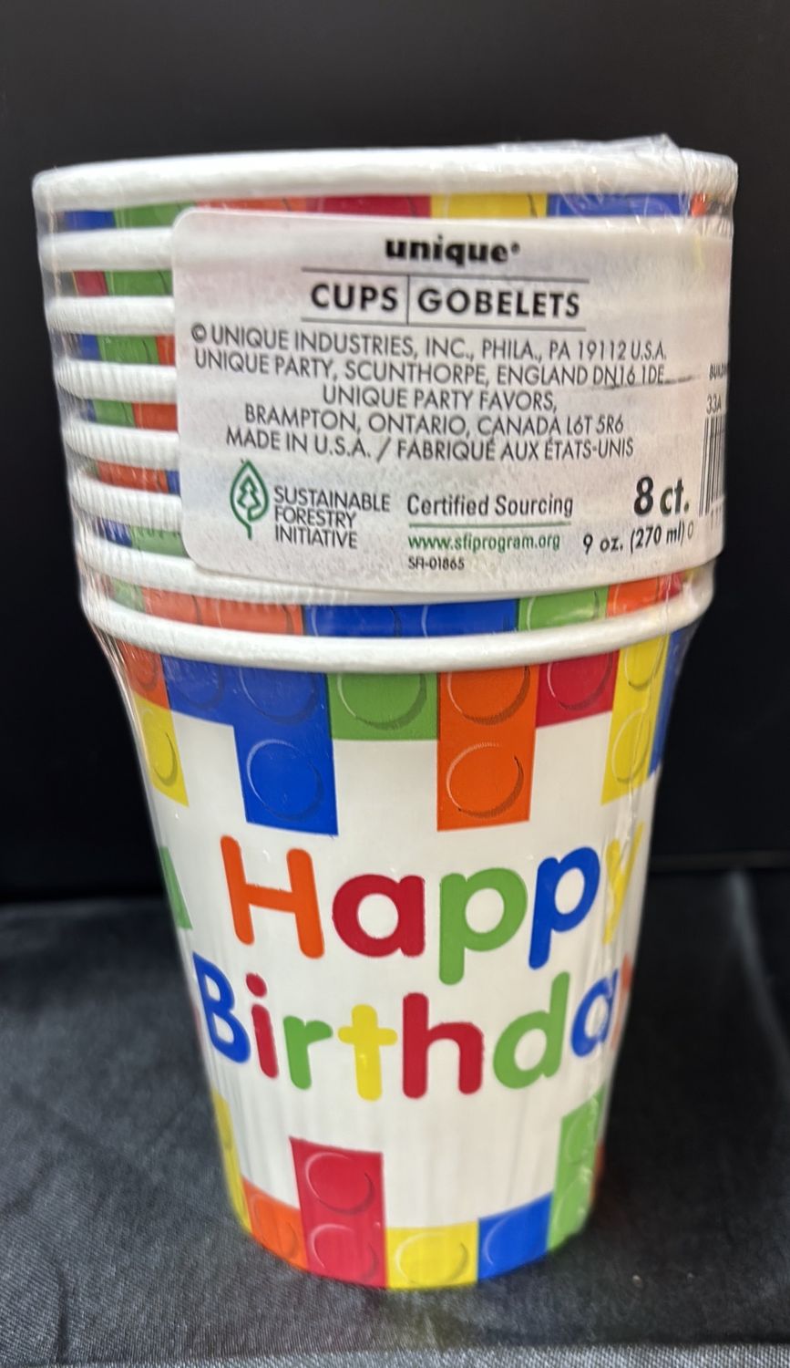 PAPER CUPS BUILDING BLOCKS