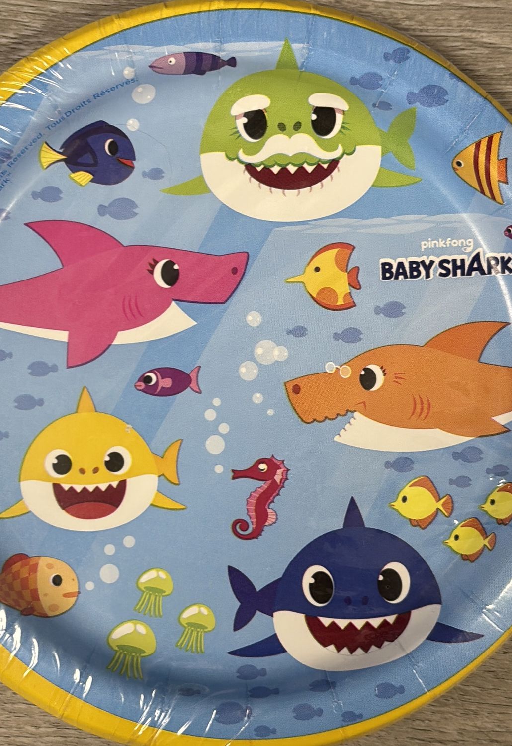 PAPER PLATE SMALL BABY SHARK