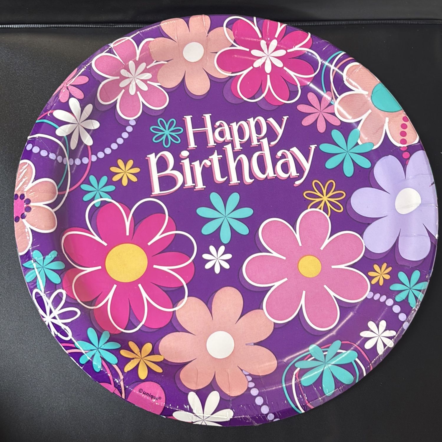 PAPER PLATE LARGE BIRTHDAY BLOSSOM