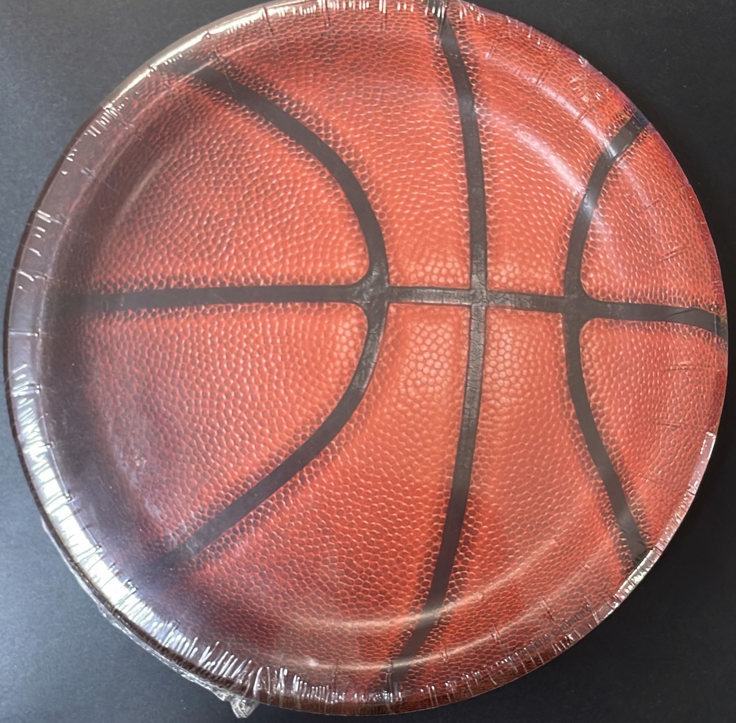 PAPER PLATE SMALL BASKETBALL