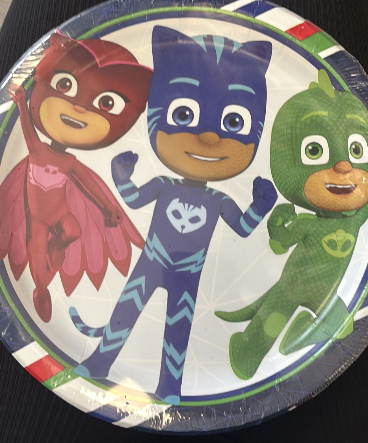 PAPER PLATE LARGE PJ MASKS