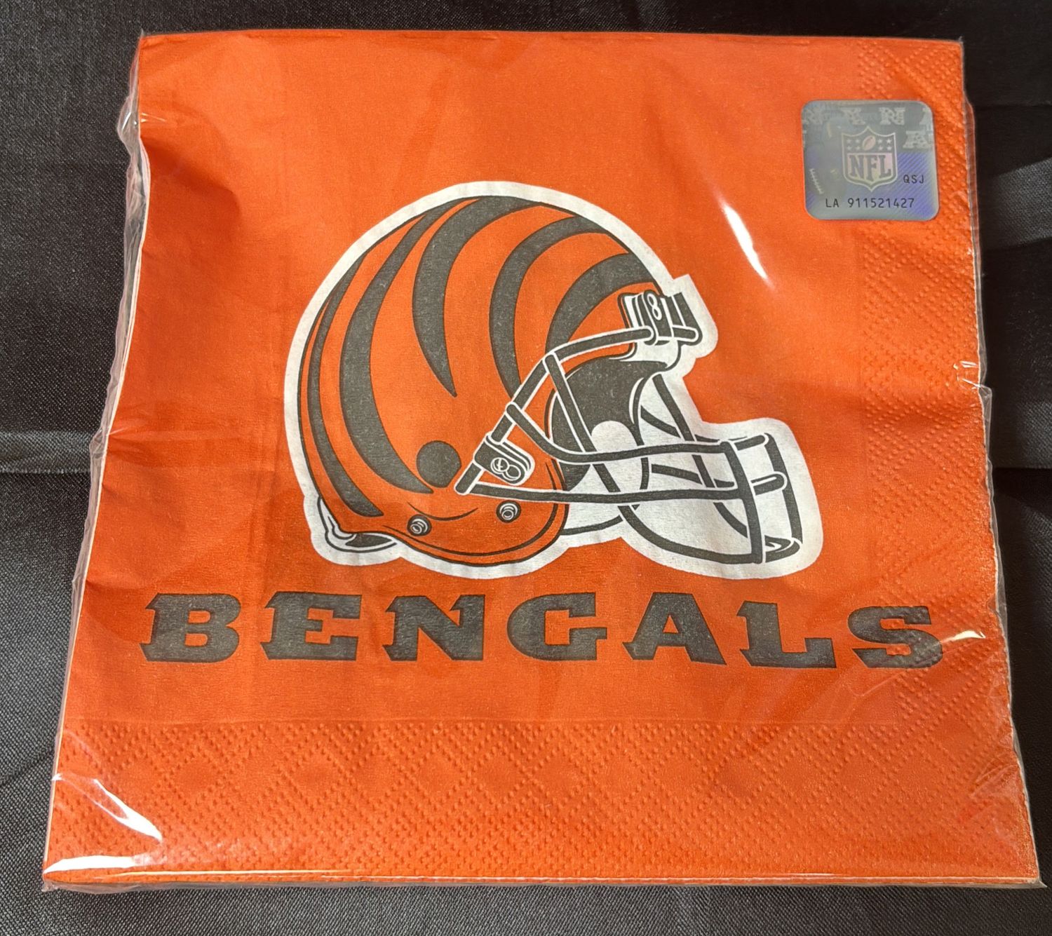 NFL LUNCHEON NAPKIN CINCINNATI BENGALS