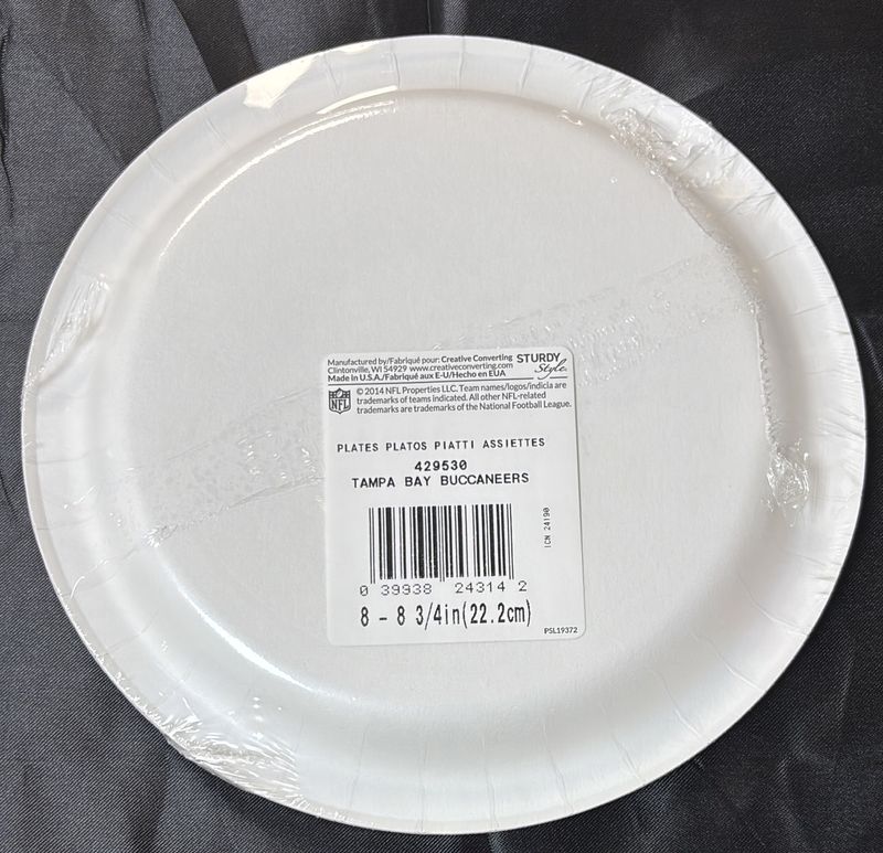 Tampa Bay Buccaneers Nfl Lg Plate