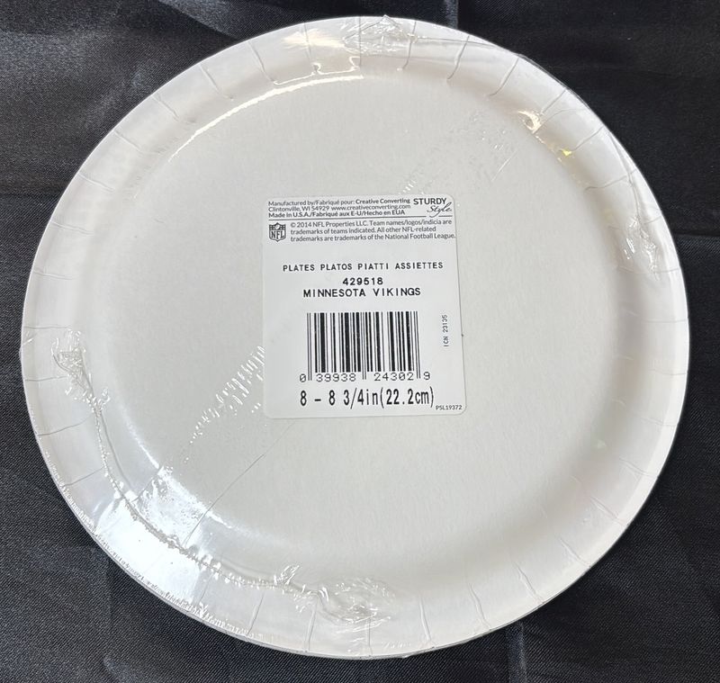 Minnesota Vikings Nfl Lg Plate