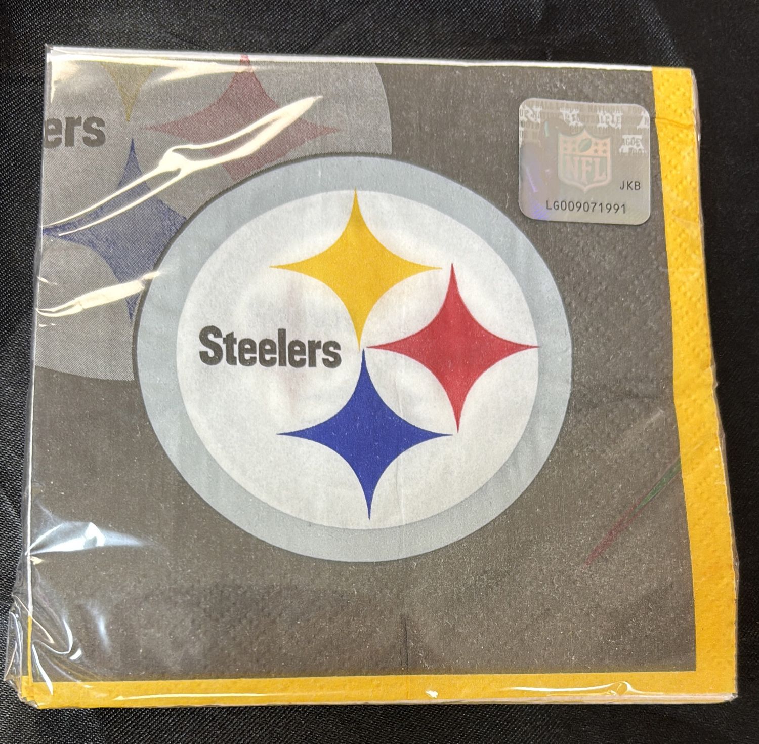 PITTSBURGH STEELERS NFL BEVERAGE NAPKIN