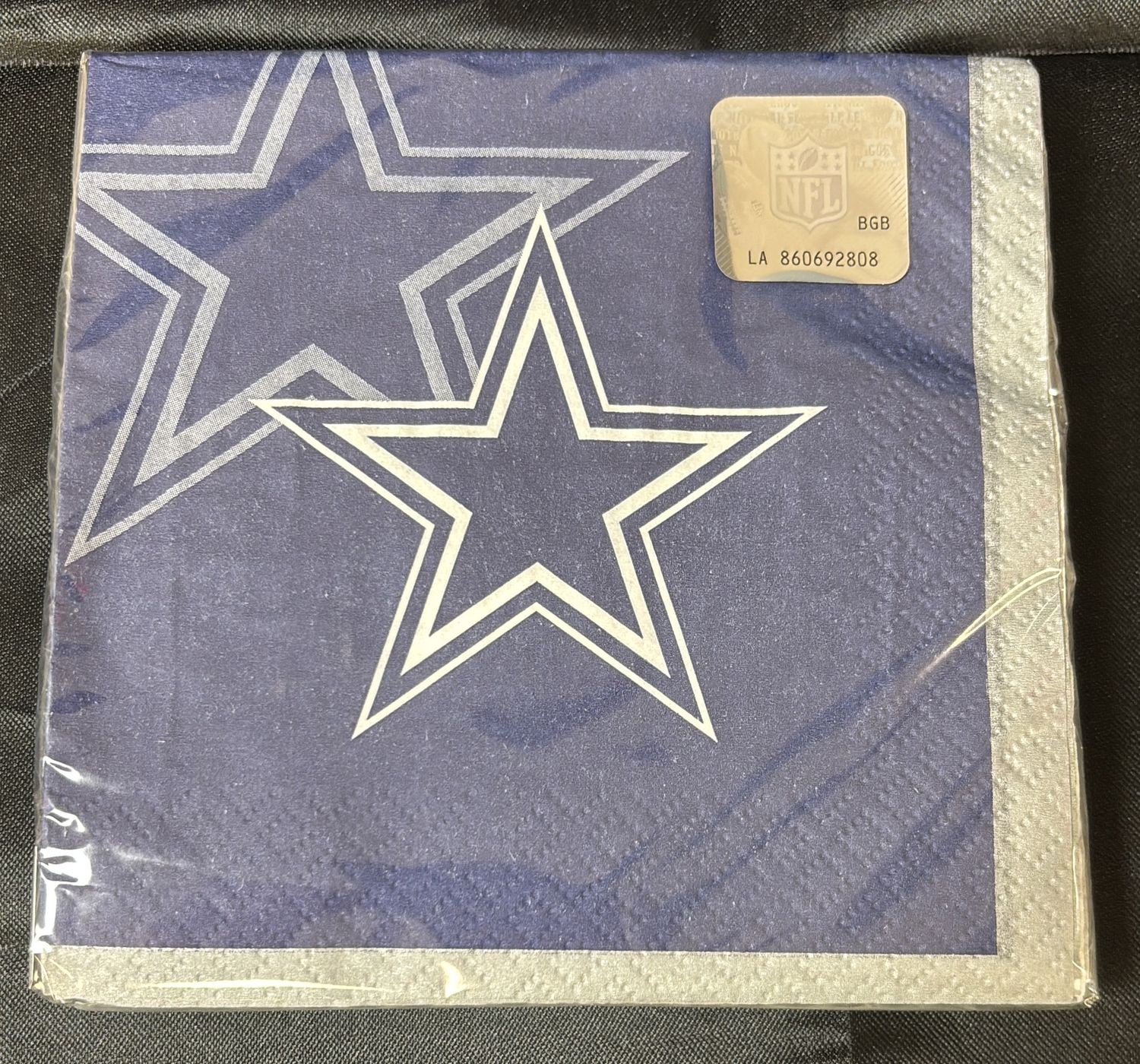 DALLAS COWBOYS NFL BEVERAGE NAPKIN