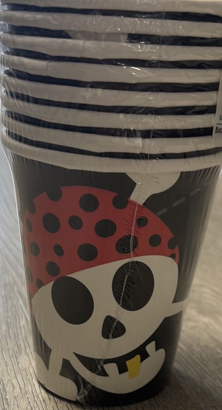 AHOY PIRATE PAPER CUPS