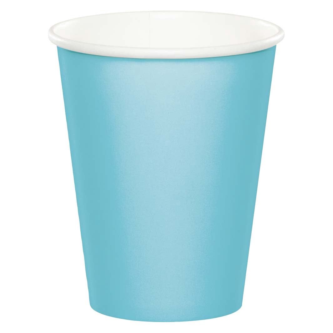 PASTEL BLUE PAPER CUPS 24CT