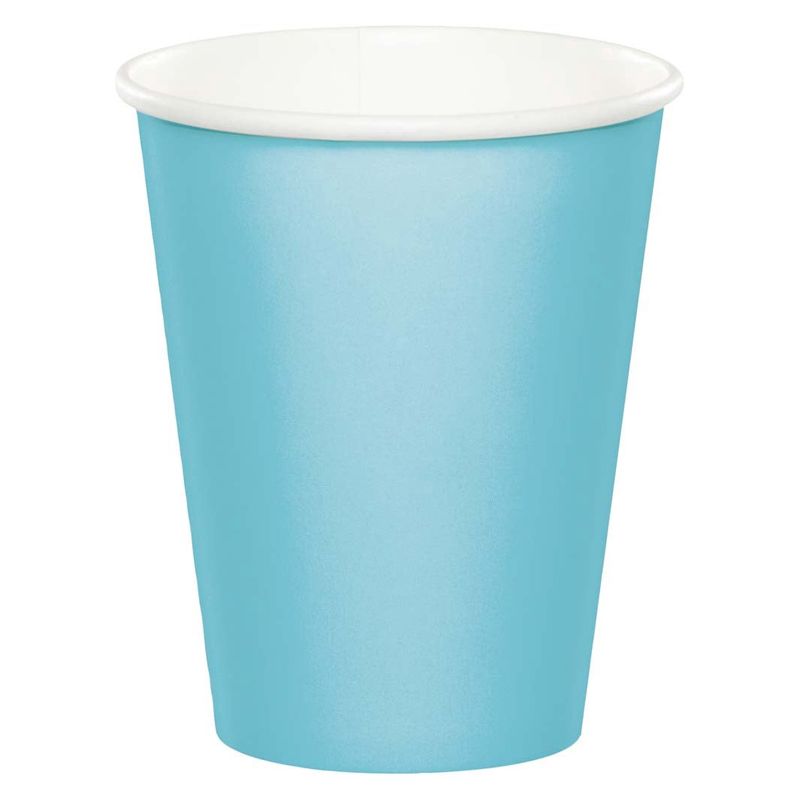 PASTEL BLUE PAPER CUPS 24CT