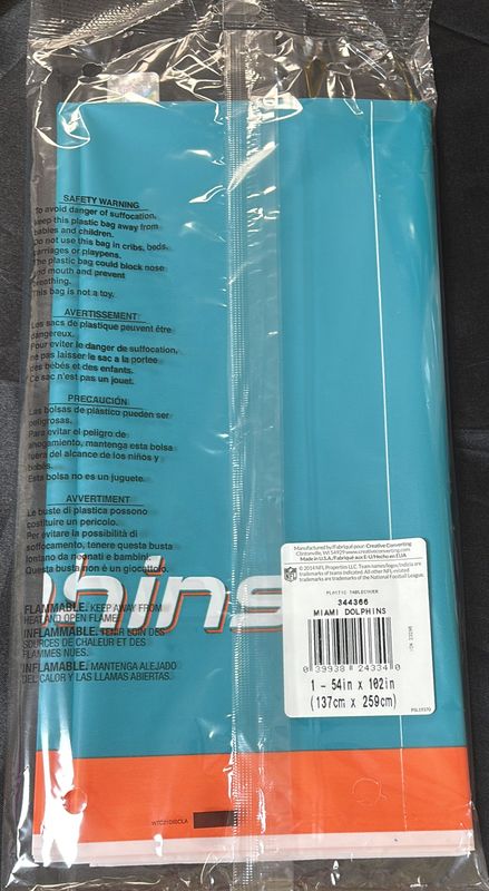 Miami Dolphins Nfl Table Cover