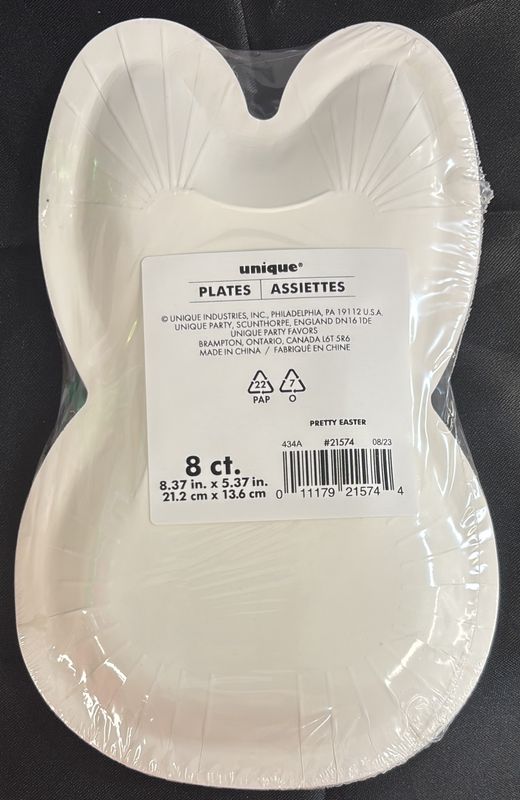 Paper Plate Easter Bunny