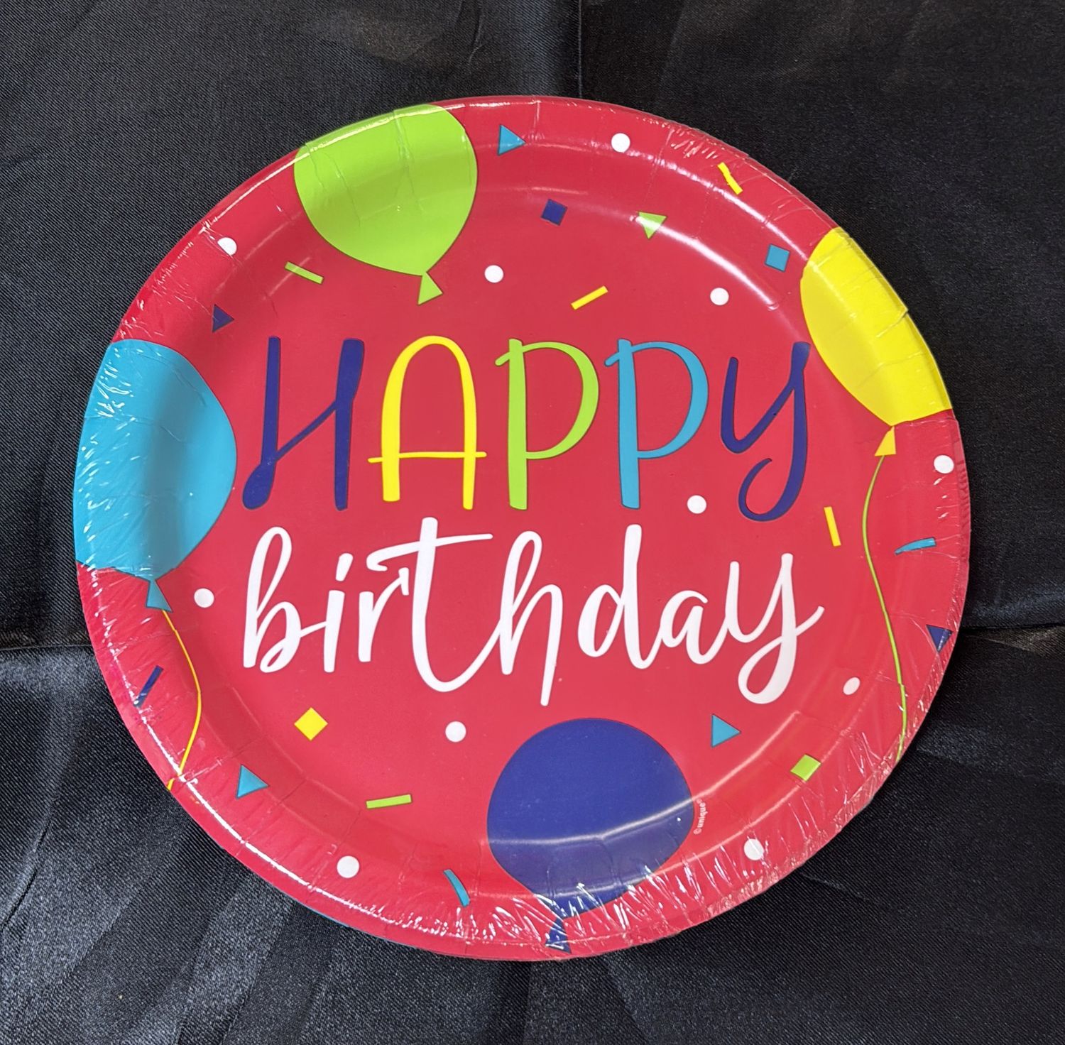 PAPER PLATE LARGE BALLOON PARTY BIRTHDAY