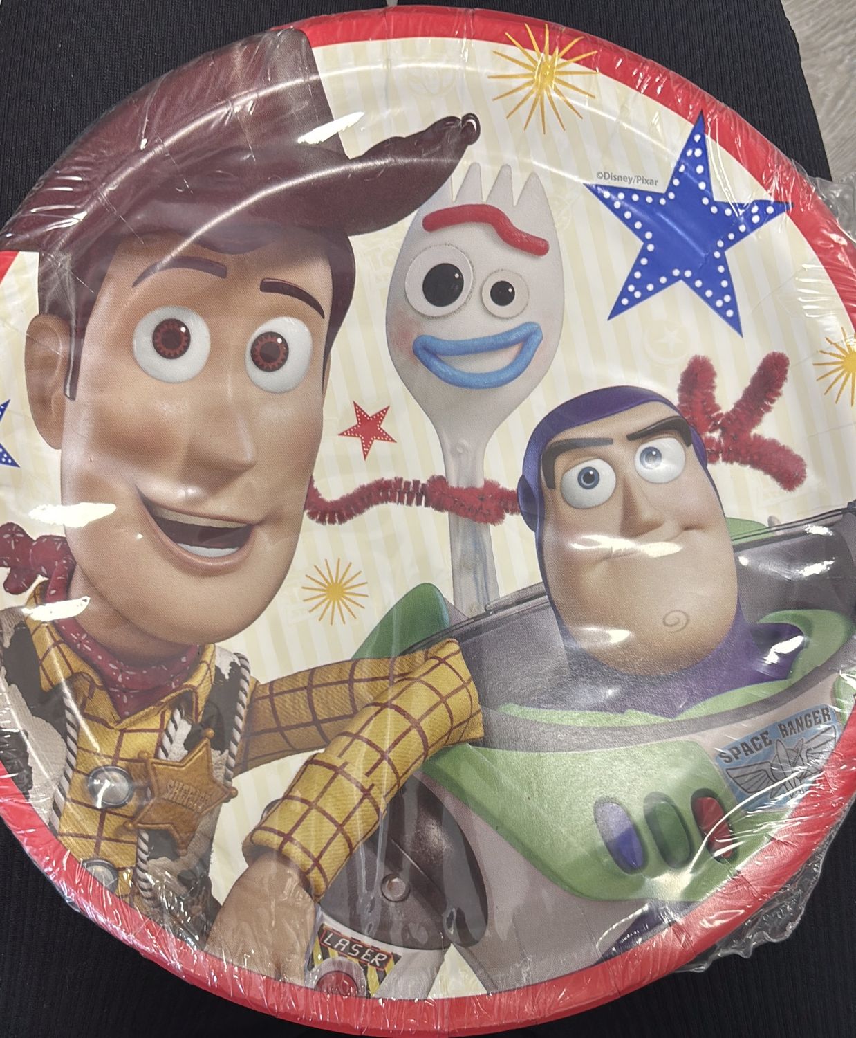 PAPER PLATE LARGE TOY STORY