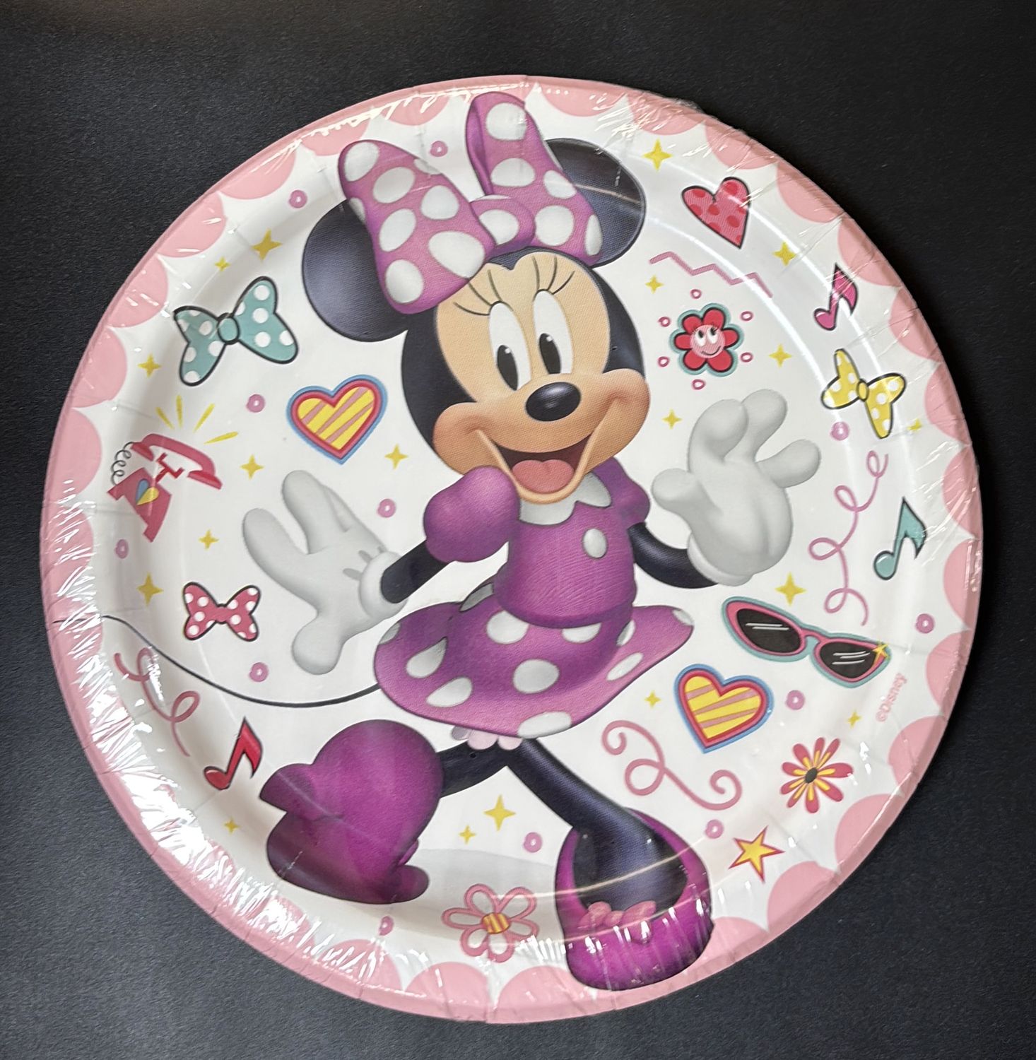 PAPER PLATE SMALL MINNIE MOUSE