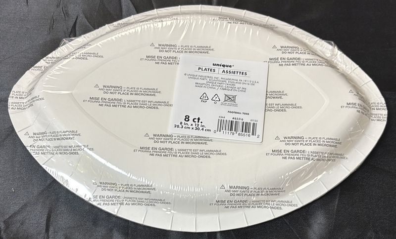 Paper Plates Football Toss