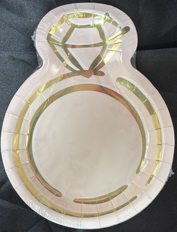 Paper Plates Engagement Ring
