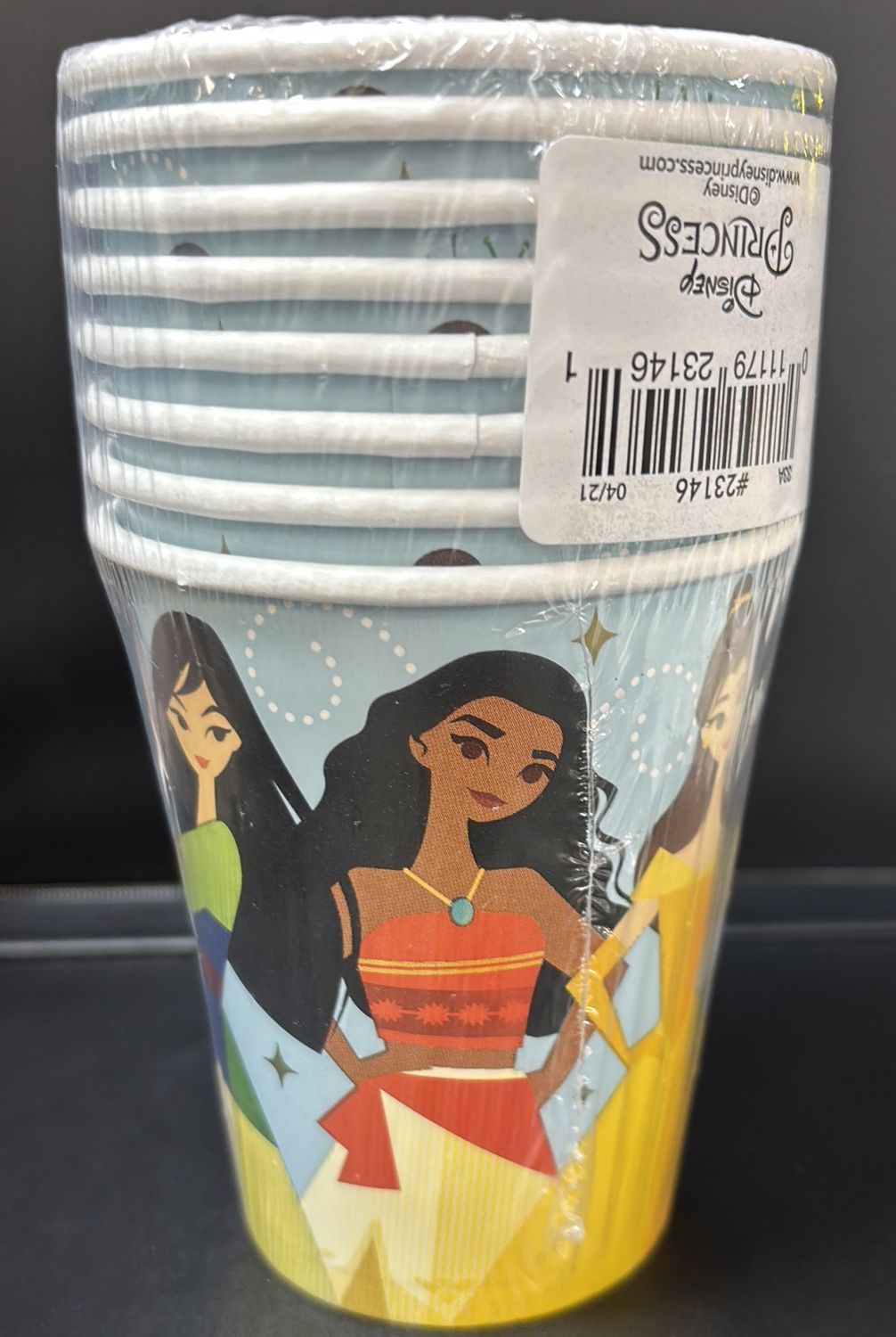 PAPER CUPS DISNEY PRINCESS