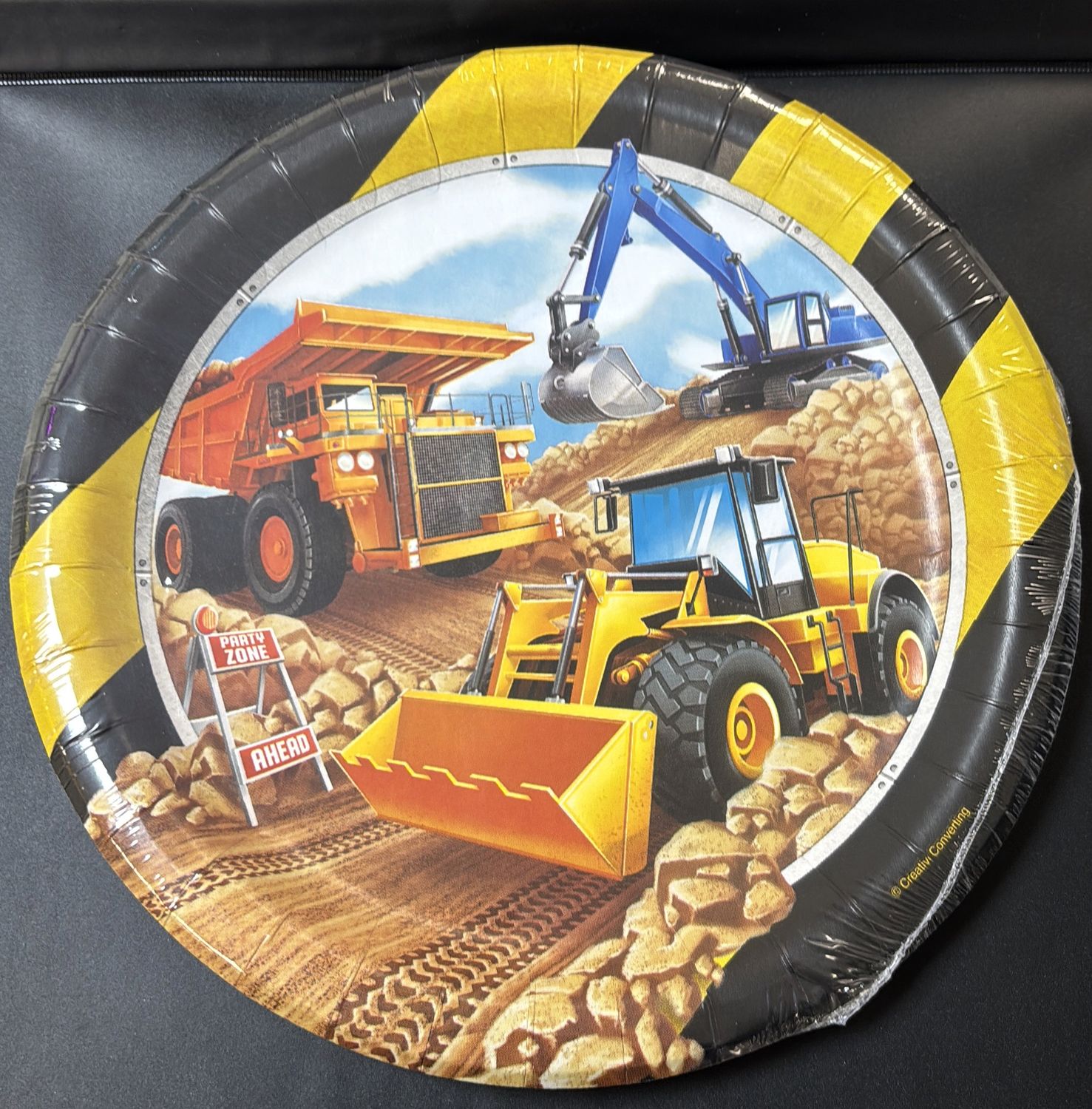 BIG DIG PAPER PLATE LARGE