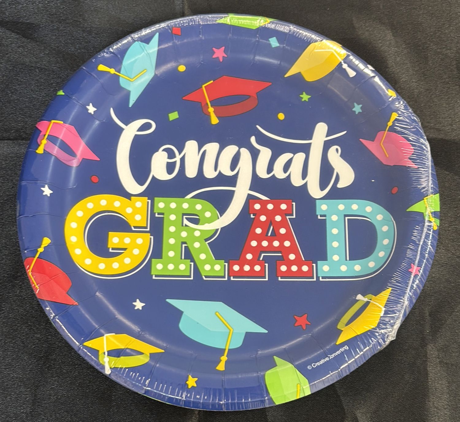 PAPER PLATE LARGE GLAD TO BE GRAD