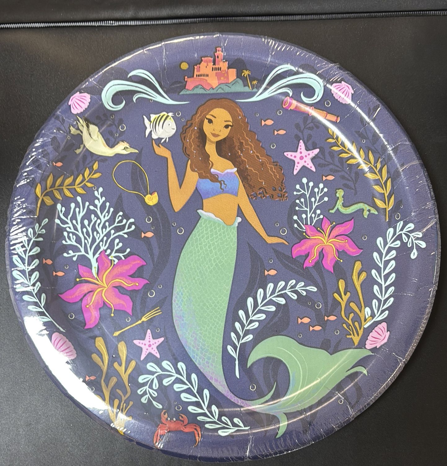 PAPER PLATE LARGE LITTLE MERMAID