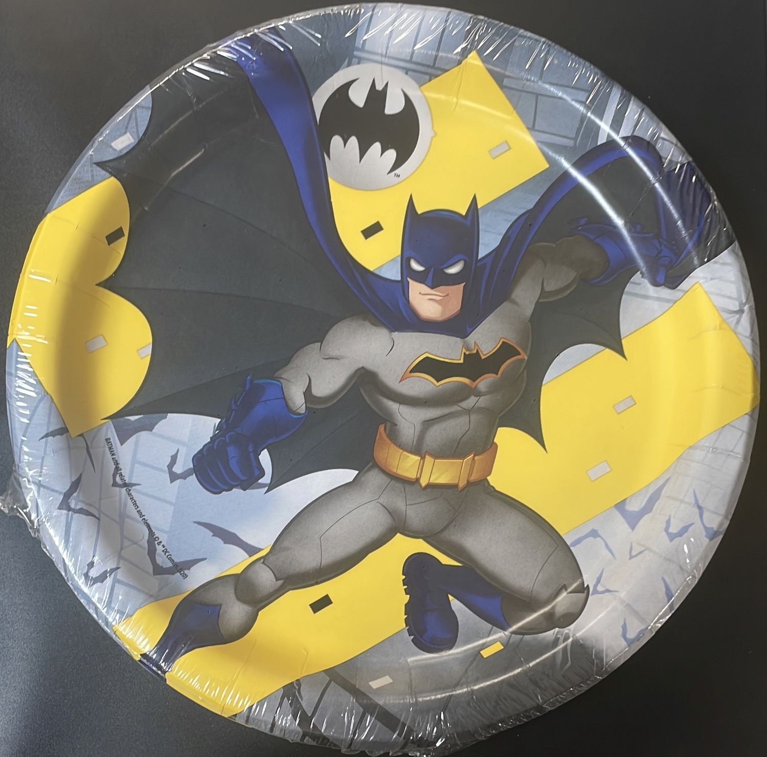 BATMAN PAPER PLATE LARGE