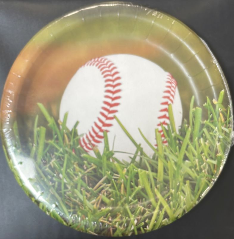 Baseball Large Plate