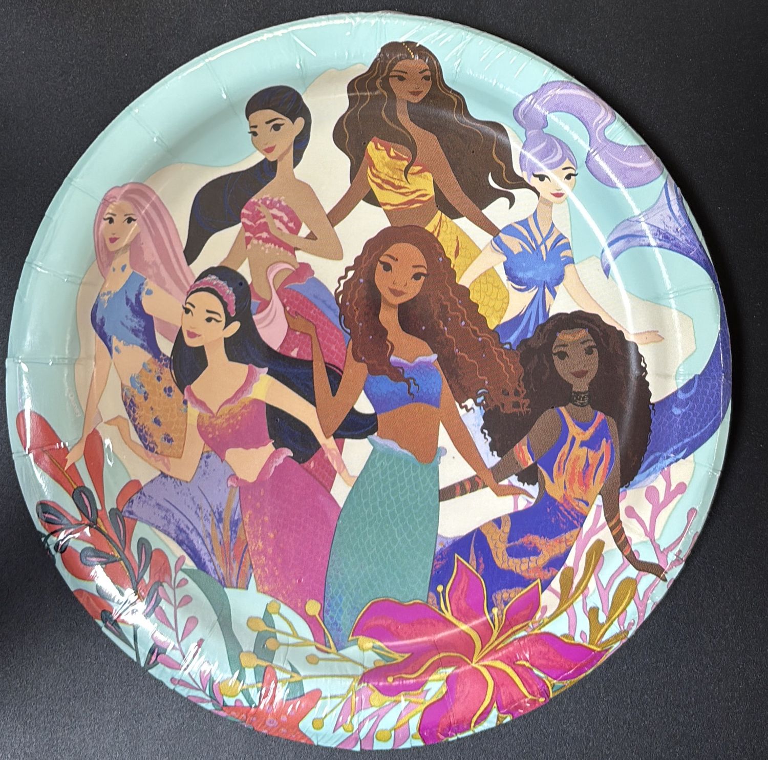 PAPER PLATE SMALL LITTLE MERMAID