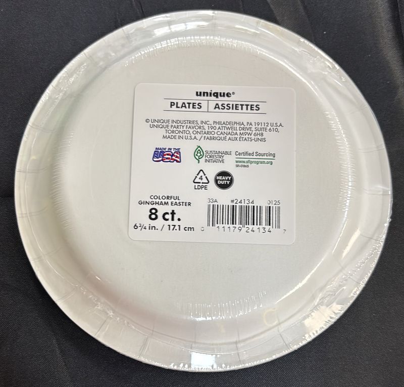 Paper Plate Small Easter
