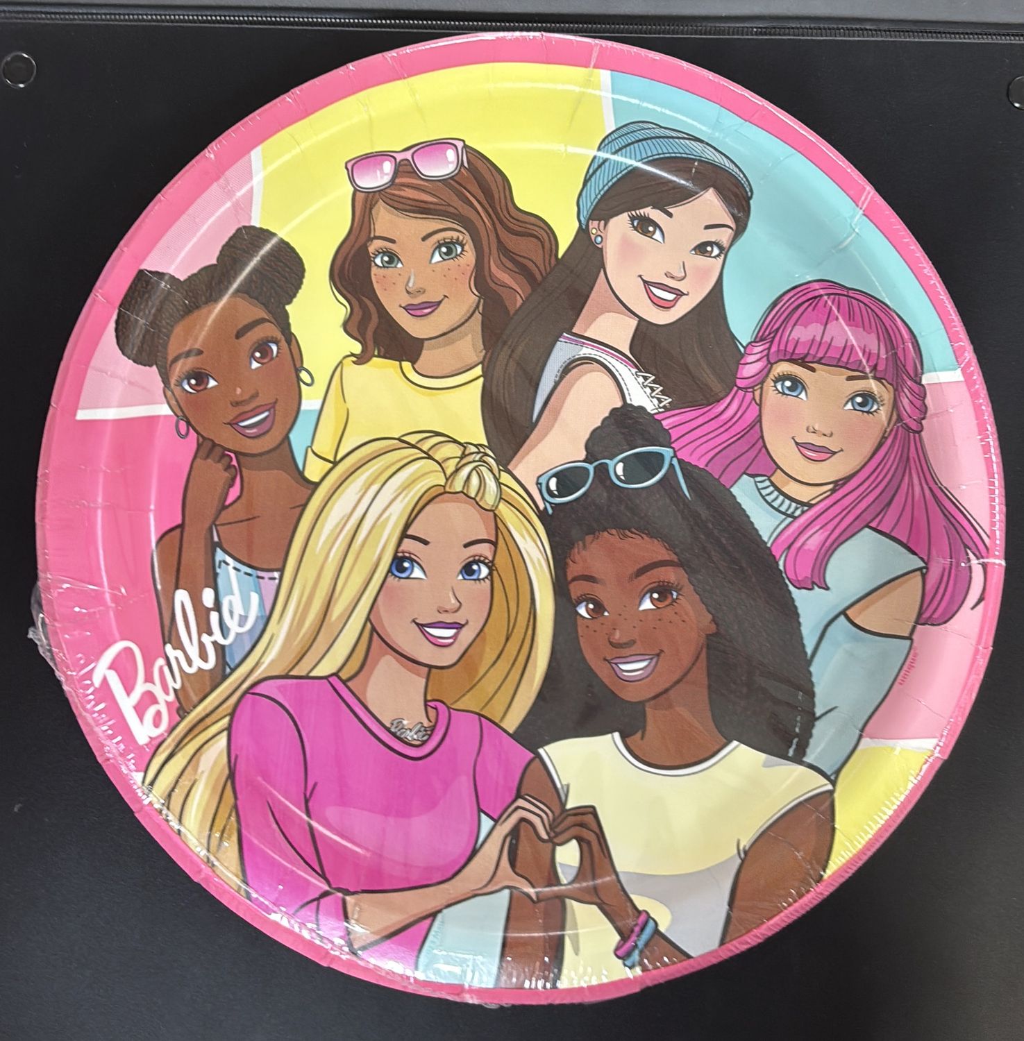 PAPER PLATES LARGE BARBIE