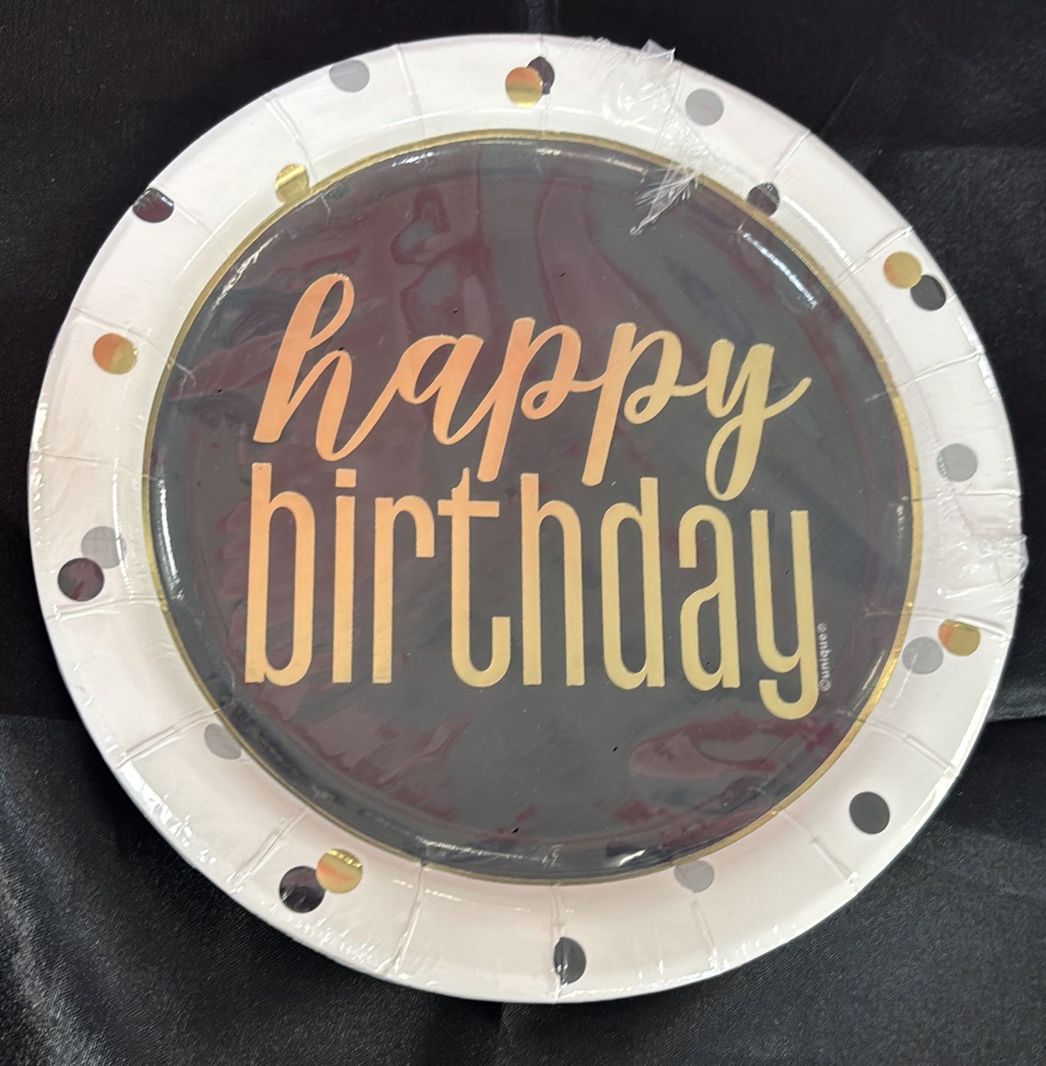 PAPER PLATE SMALL METALLIC HBD