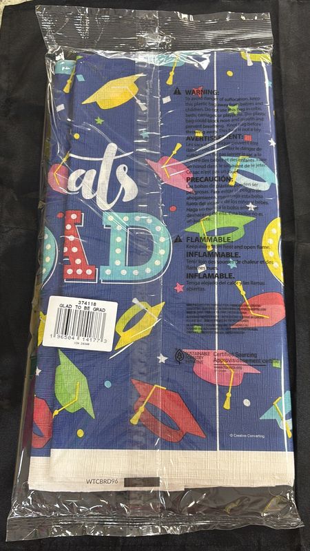 Glad To Be Grad Paper Table Cover