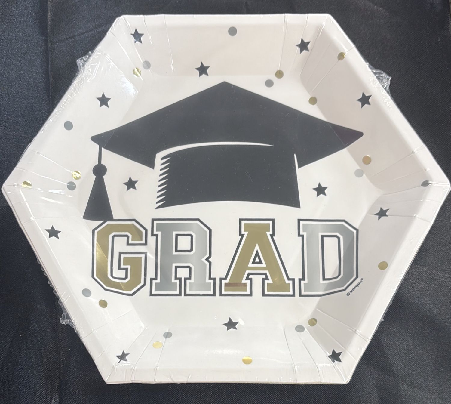 PAPER PLATES LARGE GRADUATION