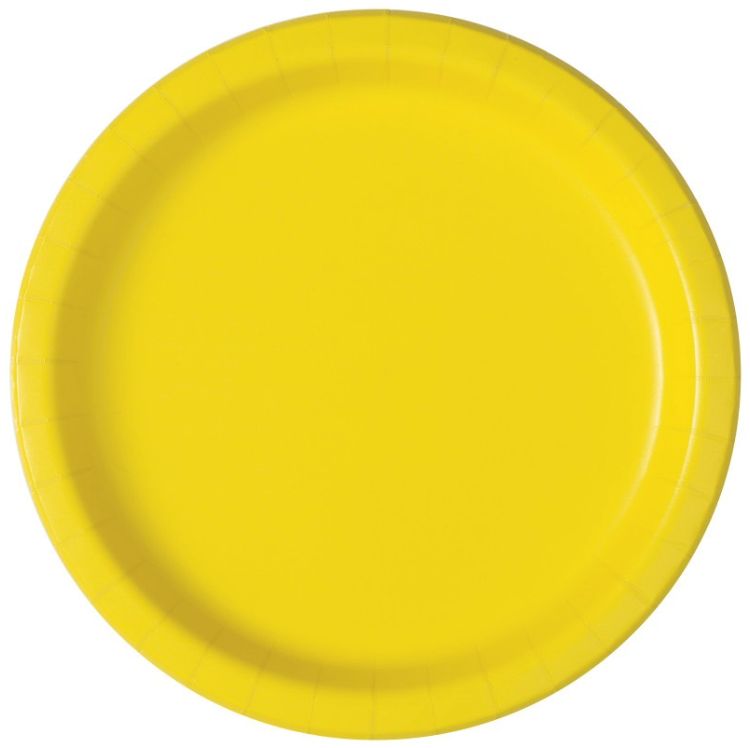 Neon Yellow Large Plate