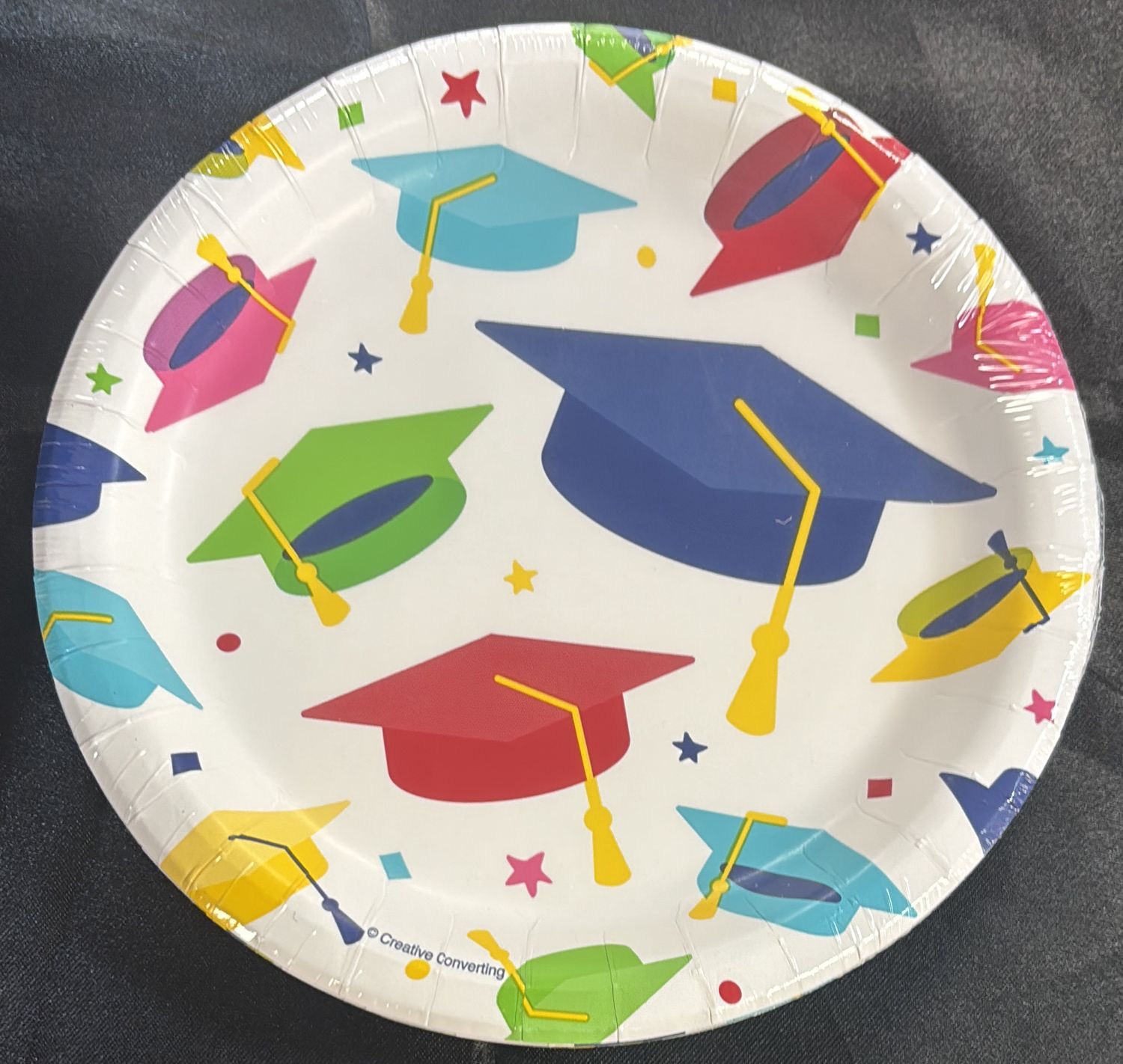PAPER PLATE SMALL GLAD TO BE GRAD