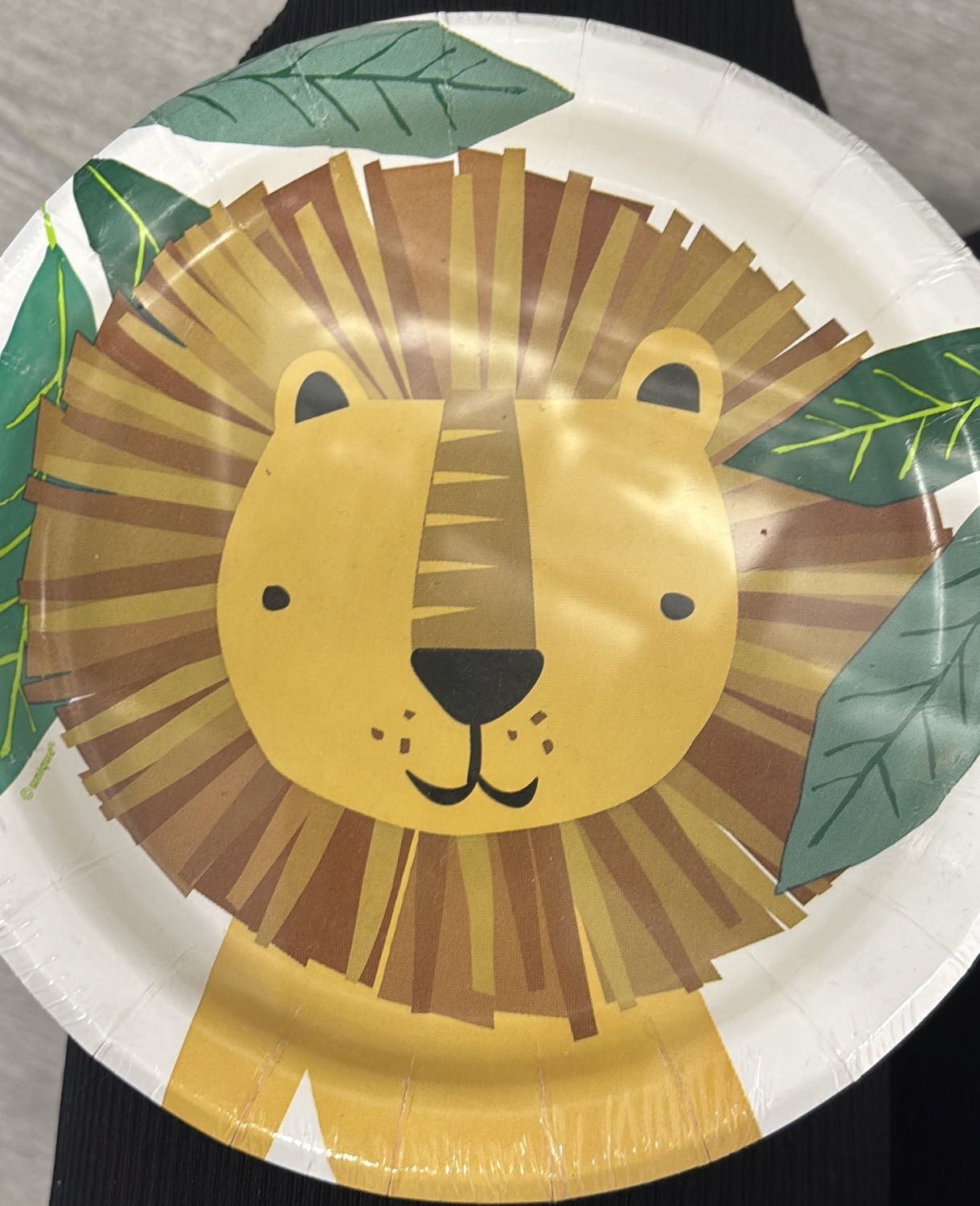 PAPER PLATE SMALL SAFARI